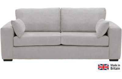Heart of House Eton Large Fabric Sofa - Grey